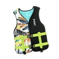 thumbnail image 3 of Chaleco salvavidas,Chaleco salvavidas ligero con cierre de cremallera para mujer,Traje de deportes acuáticos Chaleco Traje de baño portátil Náutica,Chaqueta de kayak acuático,equipo L, 3 of 8