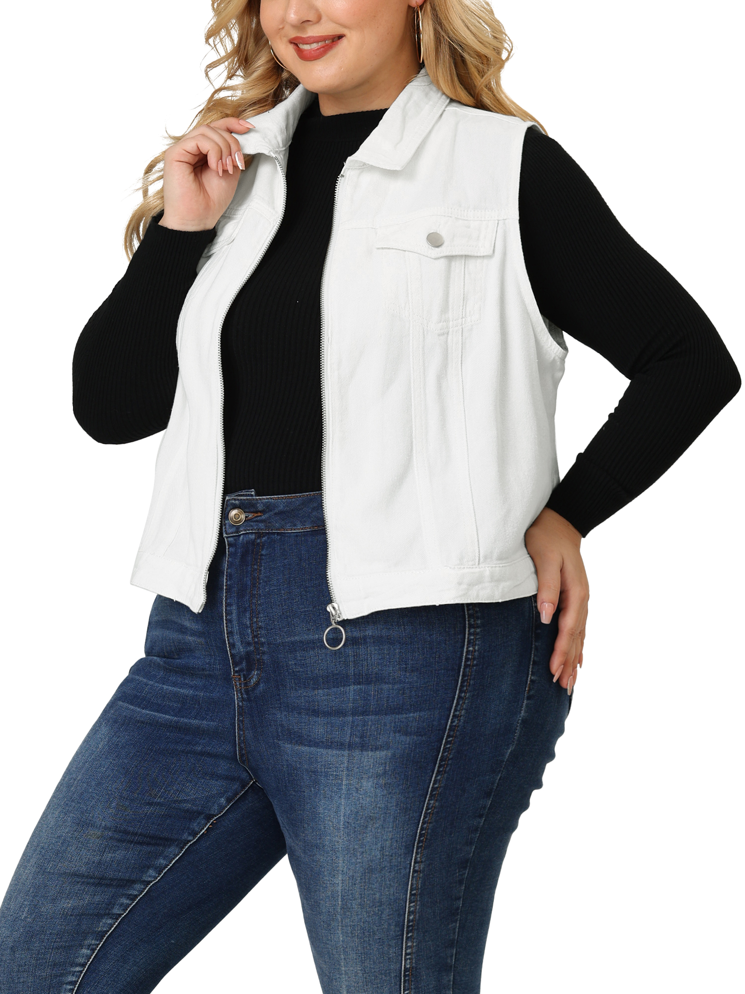 Agnes Orinda Women's Plus Size Trucker 