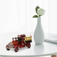 thumbnail image 5 of WHAMVOX Retro Mini Fire Truck Iron Car Model for Home Decoration Adds Vintage Atmosphere to Your Space Red, 5 of 8