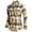 D, variant on Mens T Shirts Fashion Striped Linen Buckle Lapel Long Sleeve Business Casual Clothes for Men,H,L
