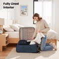 thumbnail image 6 of New York Xpress 20" Softside Expandable Carry-on Luggage with Multi-Pocket and Spinner Wheels,Navy - XJ1901, 6 of 10