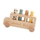 thumbnail image 3 of Juguetes de madera emergentes para bebés, figuras de autobús de animales con 4 bloques de cilindros, juego educativo para regalo, hogar, día del niño,, 3 of 9