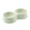 thumbnail image 1 of Alimentador de comida para cachorros JShteea cuenco de acero inoxidable verde Libre de BPA, 1 of 9