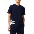 thumbnail image 2 of Lacoste NAVY Men's Contrast Croc Logo Graphic T-Shirt, US X-Large, 2 of 4