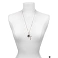 thumbnail image 3 of Delight Jewelry Silvertone Medical Assistant Caduceus Seal - MA Everlasting Love Engraved Cross Zoey Necklace, 28", 3 of 4