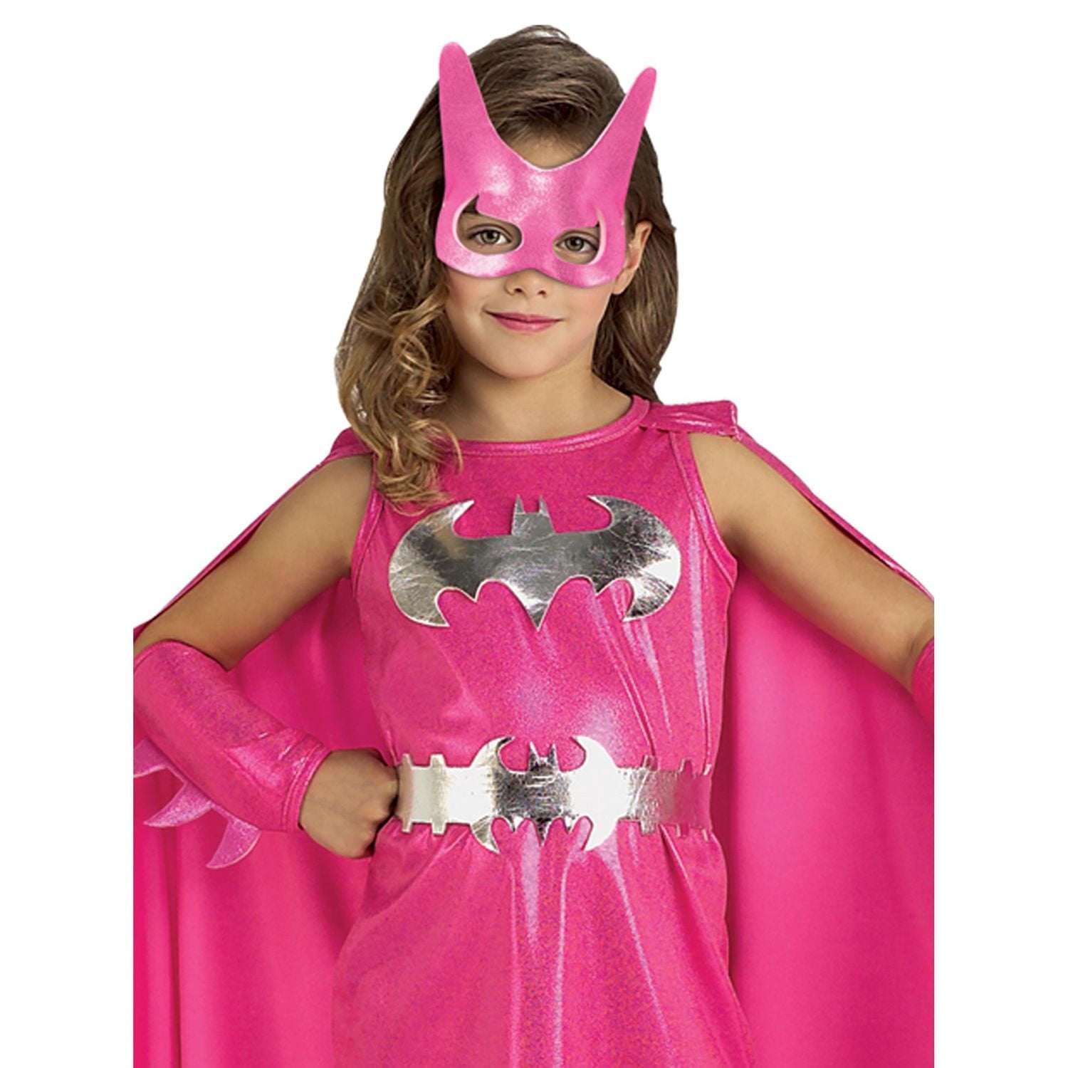 Déguisement DC Comics Batgirl Rose pour fille