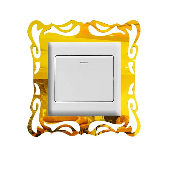 Sentmoon Prime Deals 1PC Sticker Home Decor Wall Mirror Style Photo Frames For Shop Deals Flyer