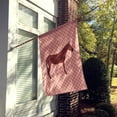 thumbnail image 2 of Caroline's Treasures BB7850CHF Hinny Horse Donkey Pink Check Flag Canvas House Size , Large, multicolor, 2 of 4