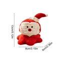 thumbnail image 3 of Santa Claus Plush Hanging Ornament, Soft Stuffed Doll for Christmas Tree and Desktop Decor, 3 of 6