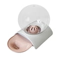 thumbnail image 3 of Dispensador de agua para perros y gatos comedero para mascotas fuente de agua gran capacidad accesorios transparente cuenco para beber rosado Gloria Bebedero para mascotas, 3 of 9