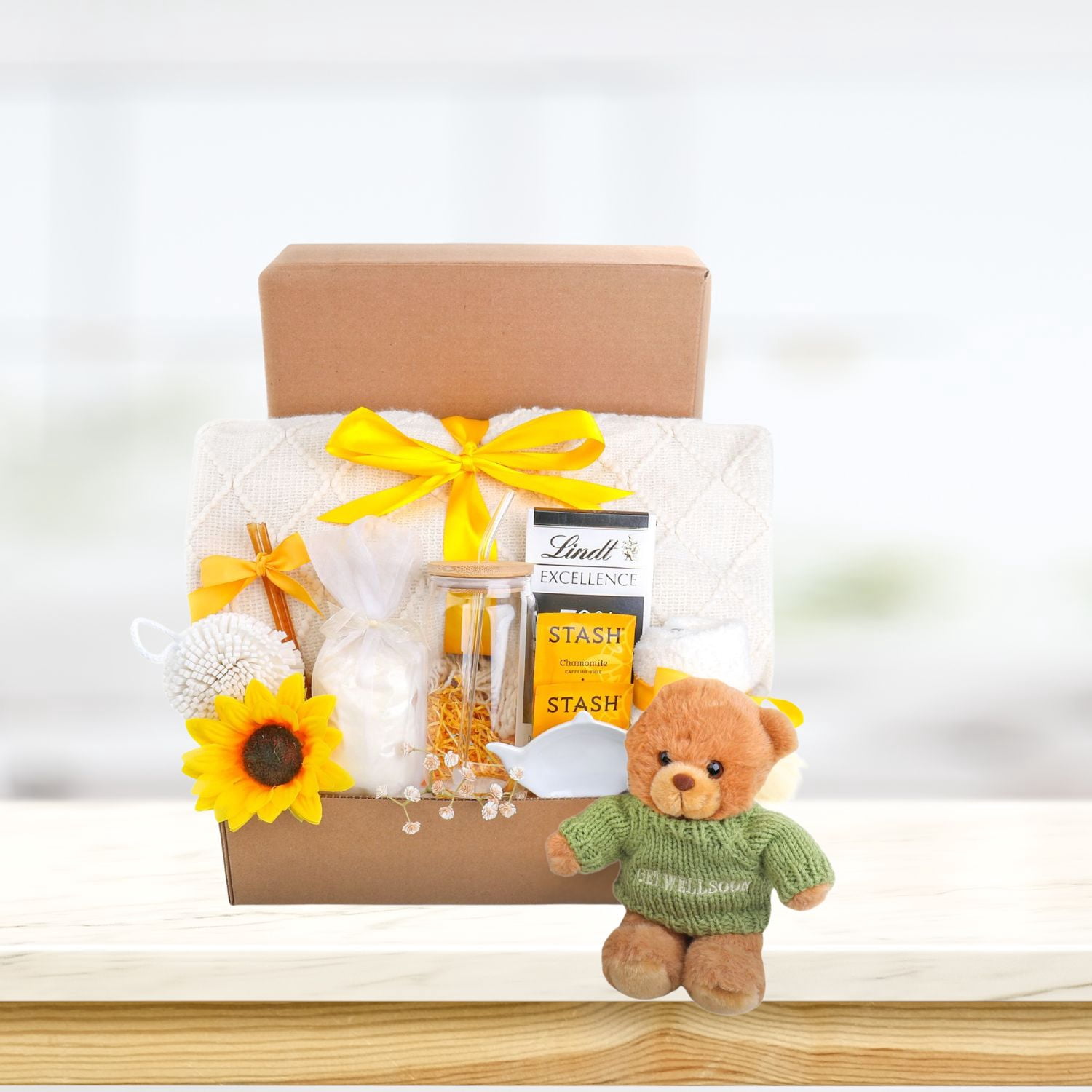 Alder Creek Gift Baskets Comfort & Care Gift Box (9 Items)
