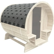 ALEKO SB4SSNG Shingle Bitumen Sauna Roof Set for Barrel Sauna