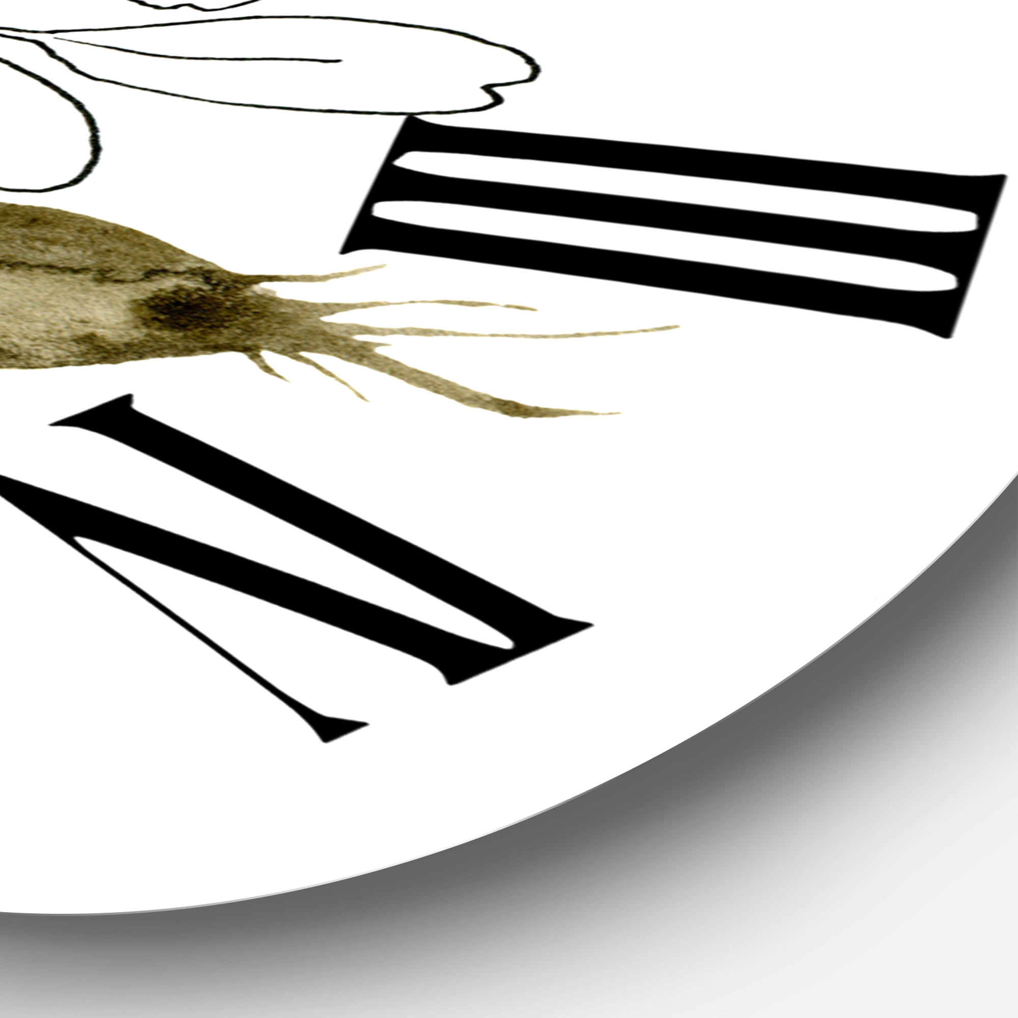 Designart 1 in Traditional Wall Clock