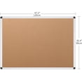thumbnail image 2 of Cork Notice Board X es Cork Bulletin Board with Silver Aluminium Frame, 2 of 8