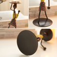 thumbnail image 3 of Rustic Metal Candle Holders Set of 2, Pastoral Theme Tabletop Candlesticks for Home Decor and Aromatherapy Candles, 3 of 9
