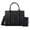 Classic-Black, variant on Wrangler Purse Medium Tote Bags for Women with Card Holder Wallet Designer Satchel Top-handle Handbags, Cow Print-Brown