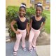 thumbnail image 5 of Leotardo de ballet Stelle Girls 6-7 años negro con mangas de volantes, 5 of 8