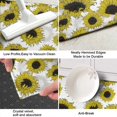 thumbnail image 3 of White Sunflower Pattern Kitchen Rug Mat,Kitchen Runner Rugs Non Skid Washable,Decorative Kitchen Floor Mats for Kitchen,Sink,Laundry,17"X47", 3 of 5