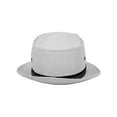 thumbnail image 3 of Top Headwear Packable Pork Pie Ribbon Bucket Hat - Light Grey - Small, 3 of 5