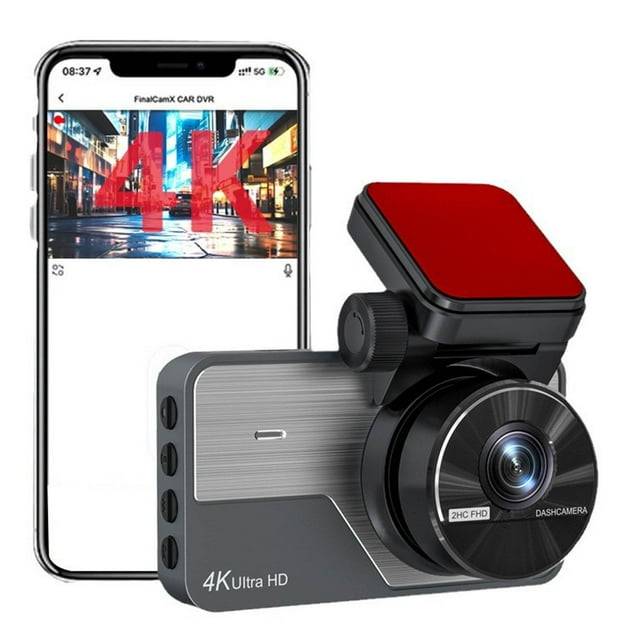 Chmadoxn Dash Cam 4K Front HD Recording Night Vision Driving Recorder With 3 Inch Screen And WIFI Mobile Phone Interconnection Dash cam