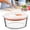 Orange, variant on Glass Baking Dish With Lid 52mm Deep Square Baking Pan For Casserole & Lasagna Dishwasher Freezer Microwave(0.35 L)