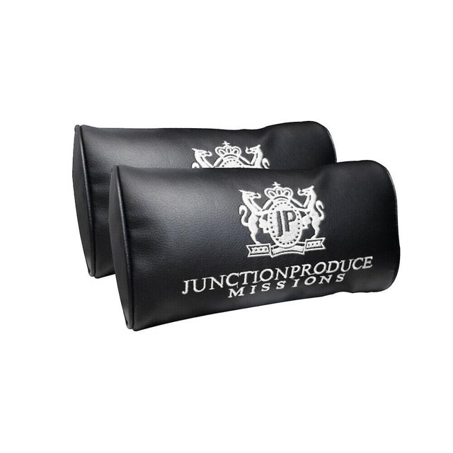 Free Shipping Jp Junction Produce Vip Car Leather Car Seat Neck Pillows Headrest Cushion Pad Jdm Backrest