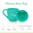 thumbnail image 3 of Melii Tasse en silicone en forme d'ours, 3 of 7