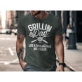 thumbnail image 2 of Grillin Dad T-Shirt Funny BBQ Dad Shirt, Grill Master Barbecue Graphic Tee for Men, Fathers Day Gift, Outdoor Cooking BBQ Lover Tee, 2 of 3