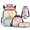 Cute Cat Print, variant on KUIFORTI Green Dinosaur 4Pcs Kids Backpack Set with Lunch Box Pencil Case, Durable Bookbag with Water Bottle Sleeve for Elementary Primary Middle School Students