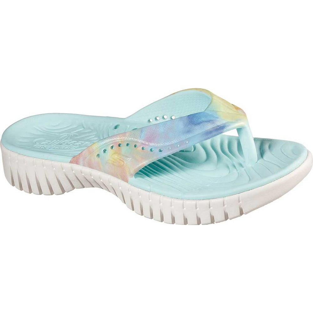 sketchers flip flops women