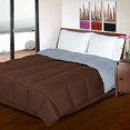 thumbnail image 2 of Toute la Saison Down Alternative Réversible Comforter Full/queen-Chocolat/sky Blue, 2 of 2