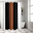 thumbnail image 3 of Shower Curtain Brown Black White Shower Curtains for Bathroom Decor Boho Style Shower Curtain Sets with Hooks Waterproof Fabric Bath Curtain Extra Long 72" X 84", 3 of 6