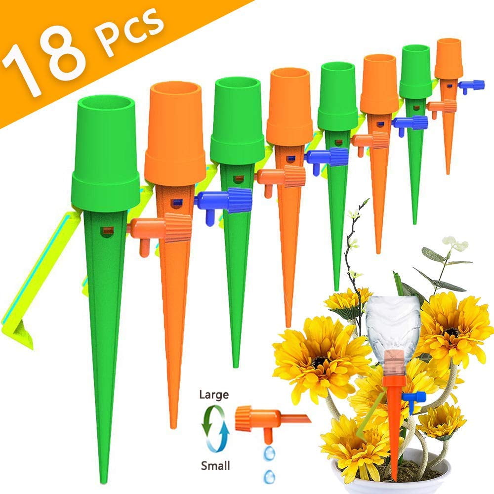 Self-Watering Spikes Automatic Terracotta Probe Watering Stakes Plant 4Pcs/set Self-Watering Spikes Automatic Terracotta Probe Watering Stakes Plant 4Pcs/set
