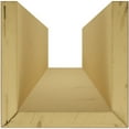 thumbnail image 6 of Ekena Millwork 12"W x 6"H x 22'L 3-Sided (U-beam) Rough Cedar Endurathane Faux Wood Ceiling Beam, Burnished Pine, 6 of 12