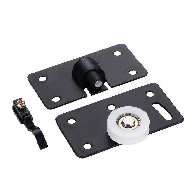 Heyiarbeit 5 Sets Sliding Door Pulley Wheels - 65x13.5mm Stainless Steel & Copper Rollers For Wardrobe, Cabinet