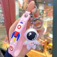 thumbnail image 3 of Space Astronaut Keychain Cute: Purse Charm Key Ring with Lanyard & Lobster Clasp, 3 of 7