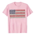 thumbnail image 5 of America 250 Shirt Womens 3/4 Sleeve Patriotic Graphic Tee Summer Casual Outdoor Top Pink XXL, 5 of 6