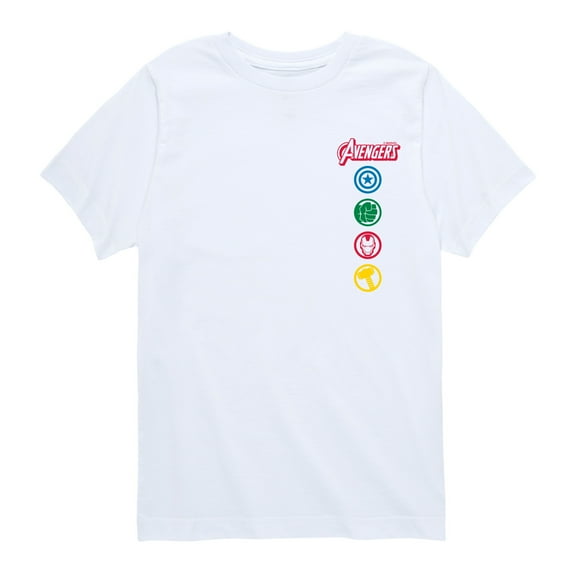Marvel The Avengers - Logos - Toddler And Youth Short Sleeve Graphic T-Shirt