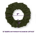thumbnail image 5 of Scrunchies Cotton Knit Jumbo Size 3-Pack Ponytail Holder Made in USA Scrunchie King Olive, 5 of 6