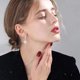 thumbnail image 4 of Pendientes de copa de nieve para chicas adolescentes, pendientes minimalistas de piercing, pendientes de moda, 4 of 8