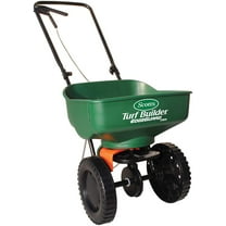 Scotts Turf Builder EdgeGuard Mini Broadcast Spreader - Spreads Seed, Fertilizer, Ice Melt