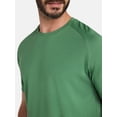 thumbnail image 4 of Athletic Works Men's and Big Men's DriWorks Mesh Tee with Short Sleeves, Sizes XS-5XL, 4 of 5