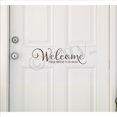 thumbnail image 5 of Welcome Please Remove Your Shoes Vinyl Lettering Wall Decal Sticker Front Door Decals Size: 5.5" H x 19" L - Color:  Brown, 5 of 5