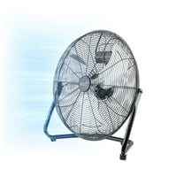 Comfort Zone 20"  Heavy-Duty All Metal Industrial Floor Fan