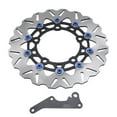thumbnail image 2 of Disque de Frein avant de Moto, Disque de Frein de Roue avant, Acier Inoxydable, Alliage d'Aluminium, Convient au Remplacement pour Pcx125, Pcx150, Pcx160 avec Conception Améliorée, Amélioré, 2 of 7