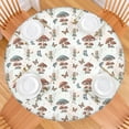 thumbnail image 2 of Mushroom Fairy Princess Pattern Round Fitted Tablecloth with Elastic Edge,Dining Table Cover Waterproof,Outdoor Round Tablecloth for Camping,Dining,Indoor and Outdoor, 2 of 7