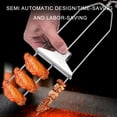 thumbnail image 4 of uhnmki 3 Way Skewer Barbecue fork Semi Automatic Barbecue fork Home Barbecue Outdoor Barbecue, 4 of 7