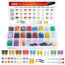 Nilight 306 PCS Car Fuses Automotive Assortment Kit Standard Mini Low Profile Mini Blade 2A 5A 7.5A 10A 15A 20A 25A 30A 35A with Fuse Puller Circuit Tester Replacement for Cars Trucks RVs