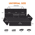 thumbnail image 2 of Cubre Asiento De Carro Para Perro Protector Asiento Mascota Xtellar negro, 2 of 4