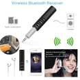 thumbnail image 3 of Adaptador Bluetooth 5.0 de Audio Inalámbrico con Lmada para Sistema de Estéreos, Teléfono para Coche Negro Macarena Receptor de coche, 3 of 8
